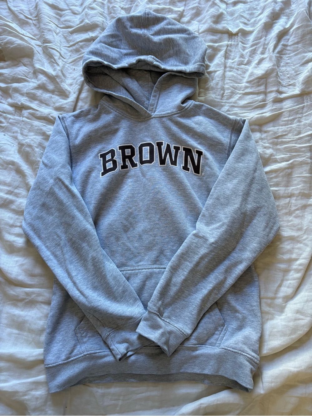 Kids Brown Uni Hoodie- XL